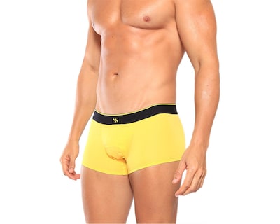 Foto 1 | Boxer Brief Modern Unnder Ropa Interior Para Hombre 1 Pieza Color Amarillo