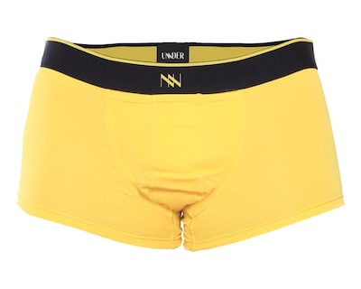 Foto 2 | Boxer Brief Modern Unnder Ropa Interior Para Hombre 1 Pieza Color Amarillo