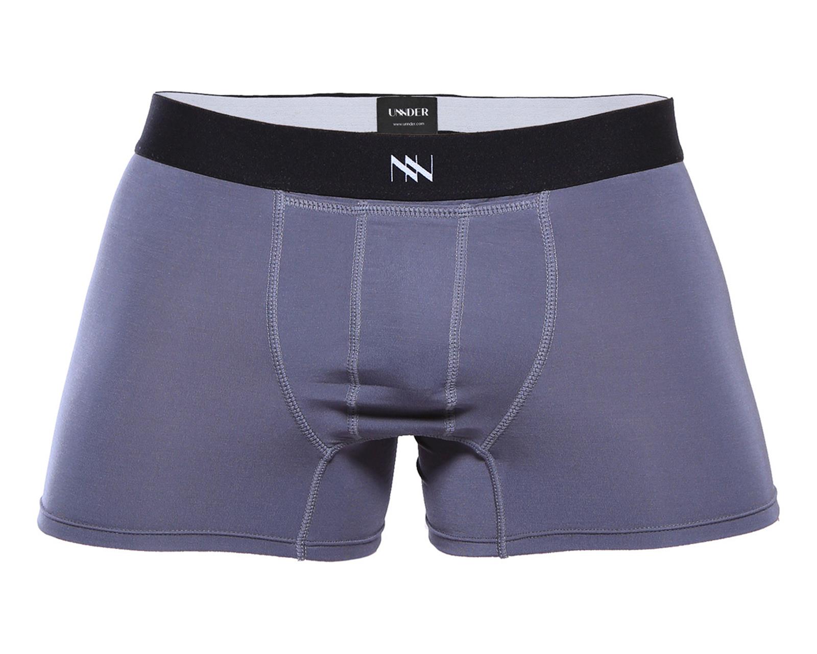 Foto 3 pulgar | Boxer Brief Classic Unnder Ropa Interior Para Hombre 1 Pieza Color Gris Oscuro