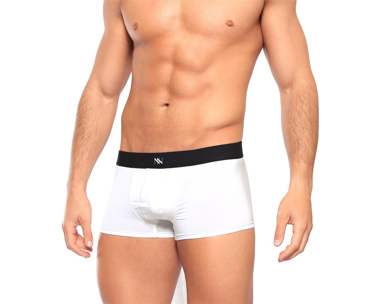 Foto 2 pulgar | Boxer Trunks Classic Unnder Ropa Interior Para Hombre 1 Pz Color Blanco