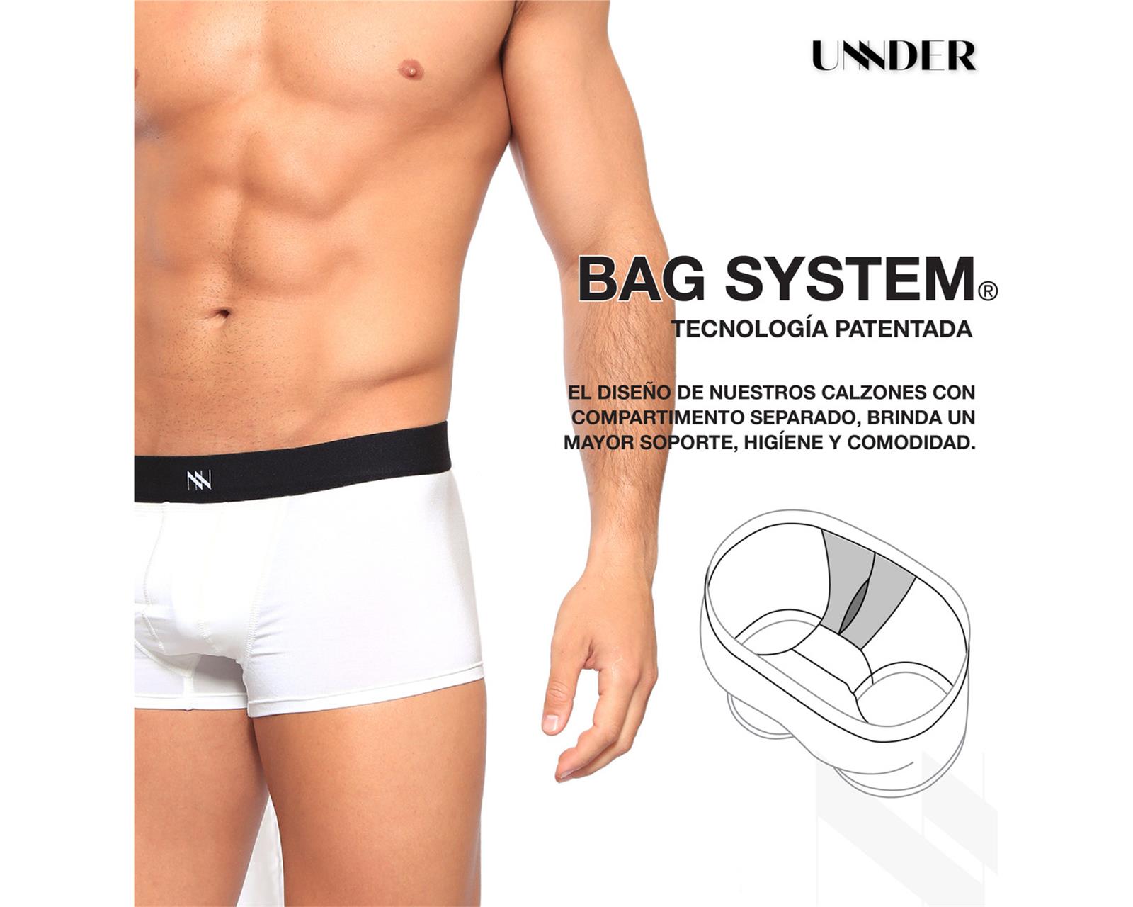 Foto 7 pulgar | Boxer Trunks Classic Unnder Ropa Interior Para Hombre 1 Pz Color Blanco