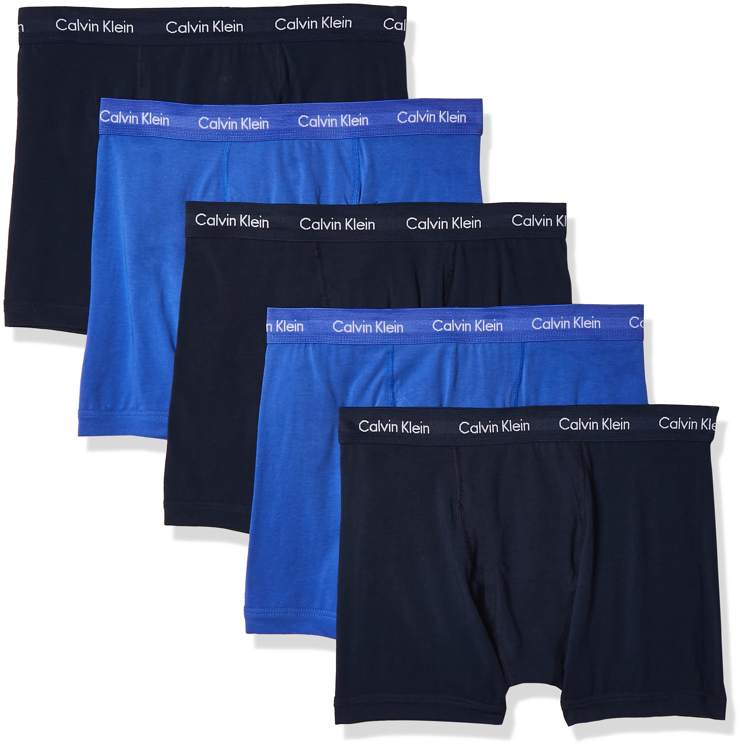 Foto 2 pulgar | Calzoncillos Tipo Bóxer Calvin Klein De Algodón Elástico Para Hombre, Paquete De 5 - Venta Internacional.