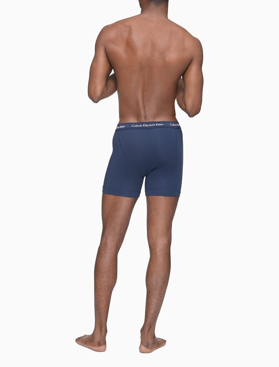 Foto 5 pulgar | Calzoncillos Tipo Bóxer Calvin Klein De Algodón Elástico Para Hombre, Paquete De 5 - Venta Internacional.