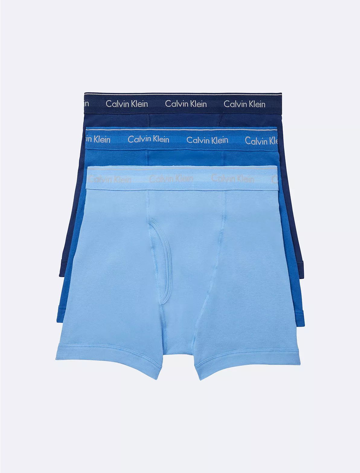 Pack De 3 Boxers Calvin Klein Algodón Azules