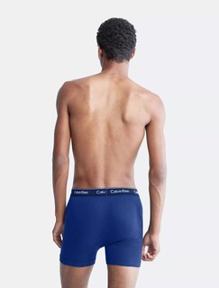 Foto 4 | Pack De 3 Boxers Calvin Klein Algodón Azules