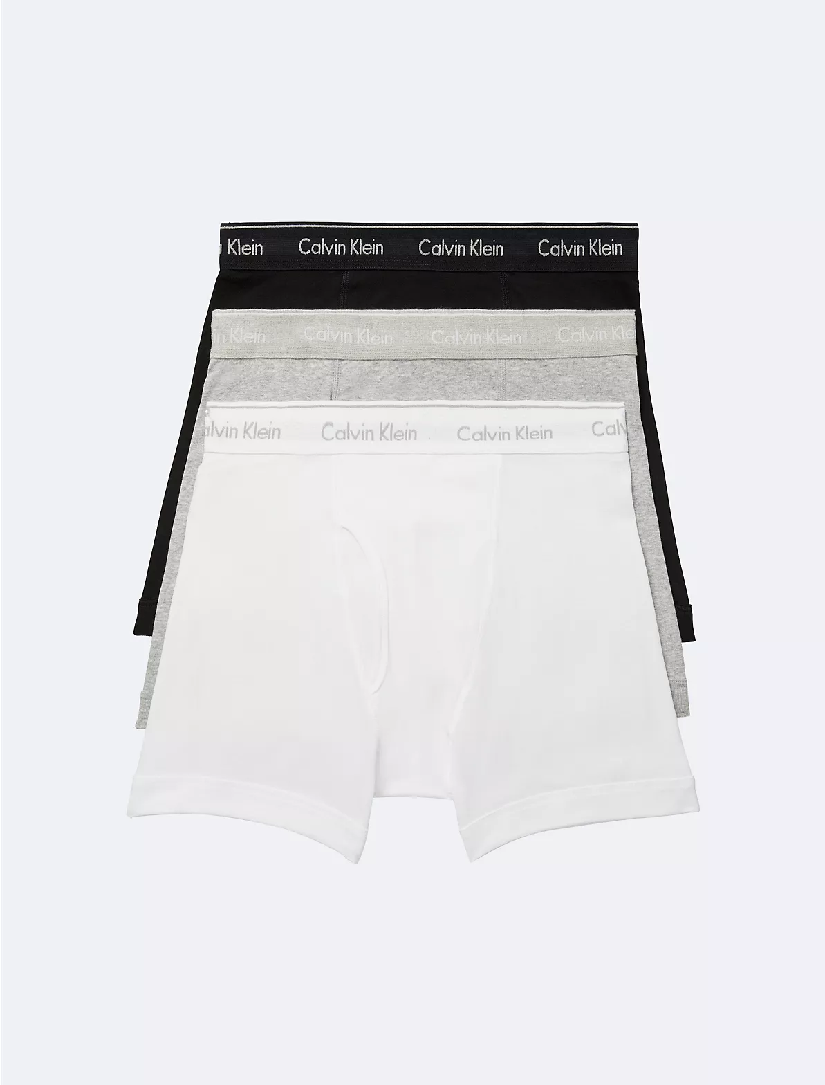 Foto 1 | Pack De 3 Boxers Calvin Klein Largo Algodón Colores