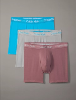 Foto 1 | Pack De 3 Boxers Calvin Klein Largo De Algodón