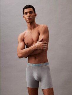 Foto 3 | Pack De 3 Boxers Calvin Klein Largo De Algodón