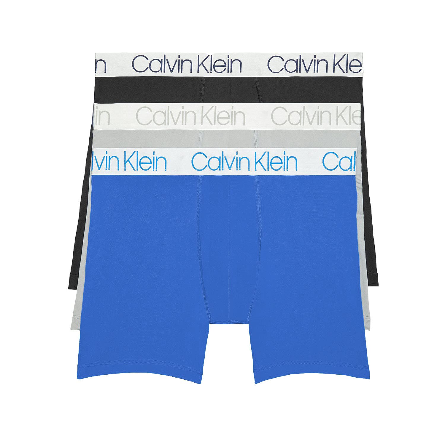 Foto 2 pulgar | Calzoncillos Bóxer Calvin Klein De Microfibra Para Hombre, Paquete De 3 - Venta Internacional.