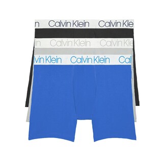 Foto 1 | Calzoncillos Bóxer Calvin Klein De Microfibra Para Hombre, Paquete De 3 - Venta Internacional.