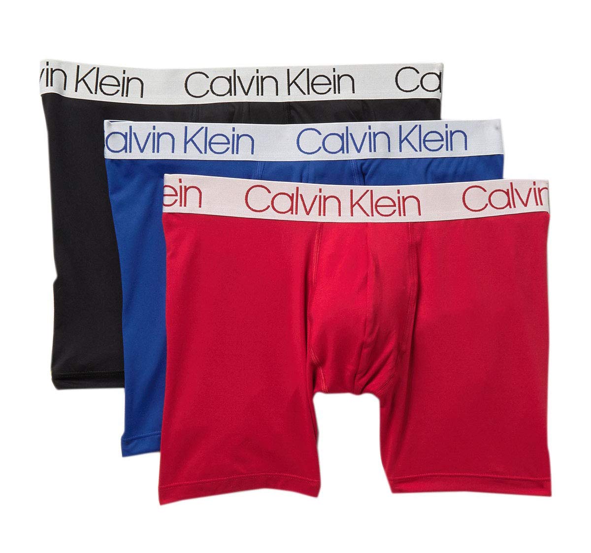 Foto 2 pulgar | Calzoncillos Bóxer Calvin Klein De Microfibra Para Hombre, Paquete De 3 - Venta Internacional.