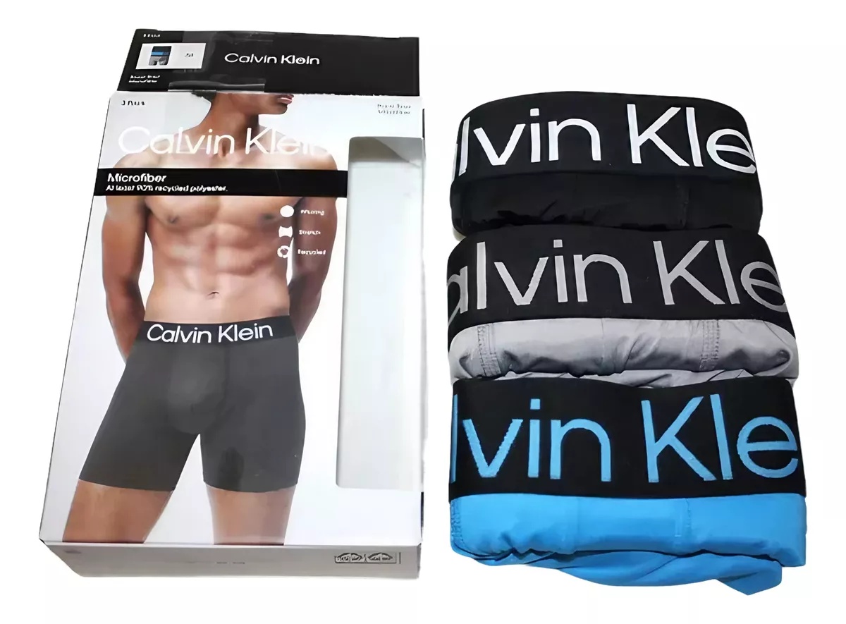 Foto 3 pulgar | Bóxer Calvin Klein 3 Pack para Hombre