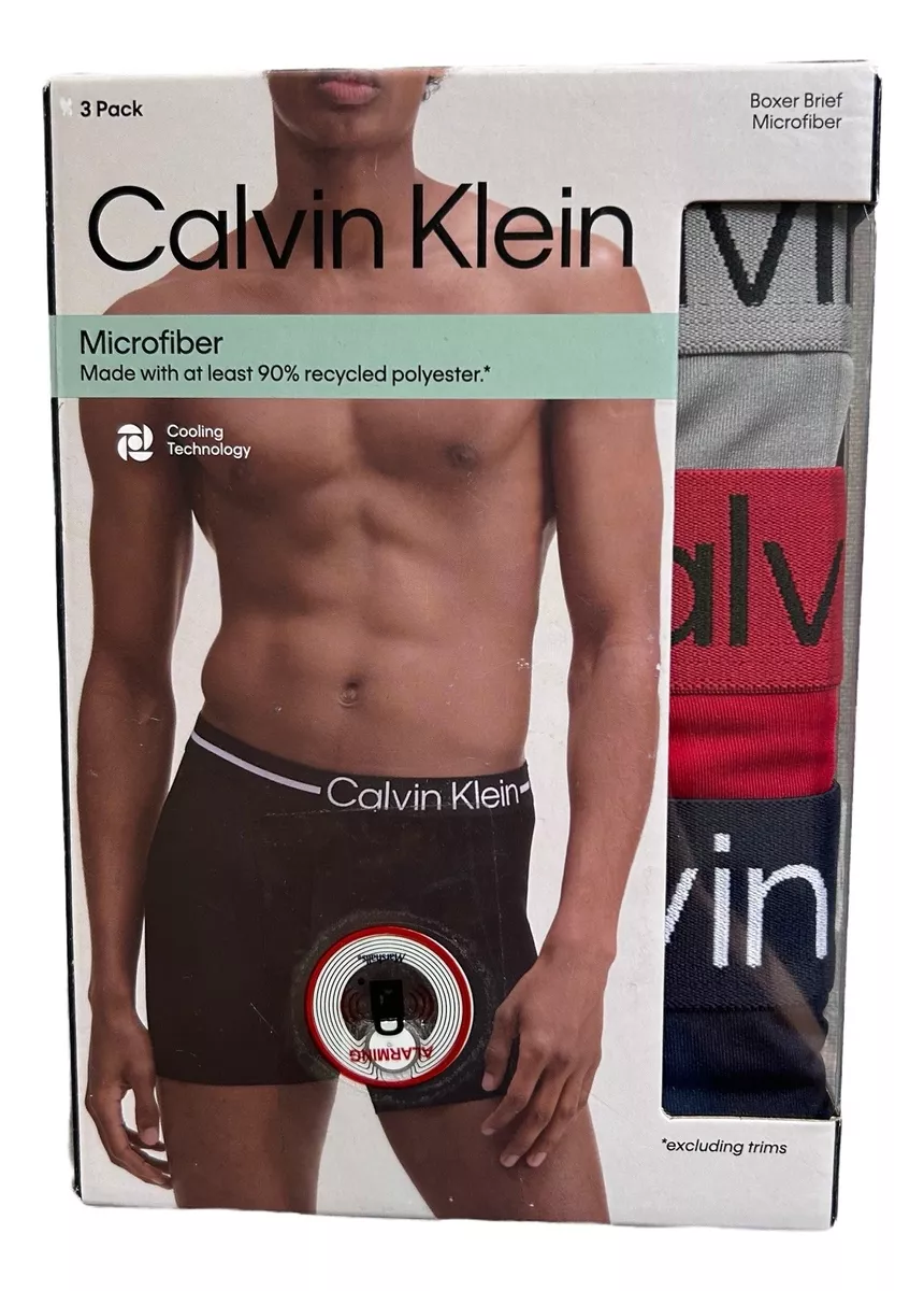 Foto 3 pulgar | Bóxer Calvin Klein 3 Pack Microfibra para Hombre