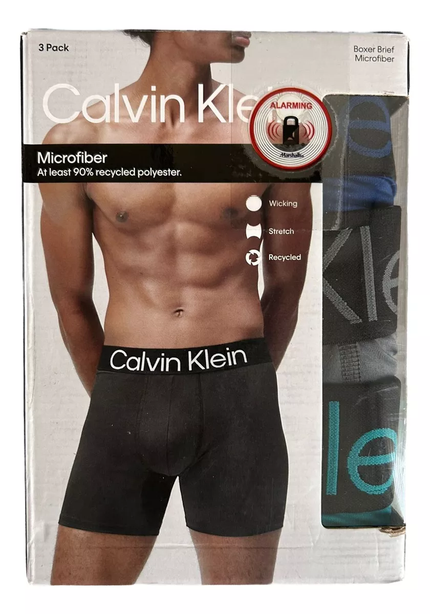 Foto 3 pulgar | Boxer Calvin Klein 3 Pack Para Hombre Men's Microfibra Boxer Pack