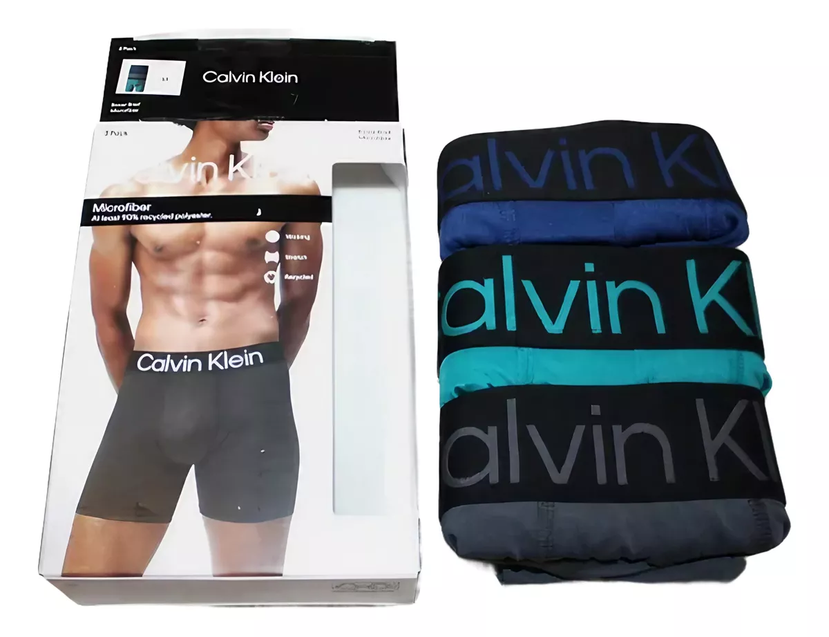 Foto 6 pulgar | Boxer Calvin Klein 3 Pack Para Hombre Men's Microfibra Boxer Pack