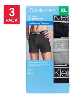 Foto 4 | Pack de 3 Bóxer Briefs Calvin Klein para Hombre
