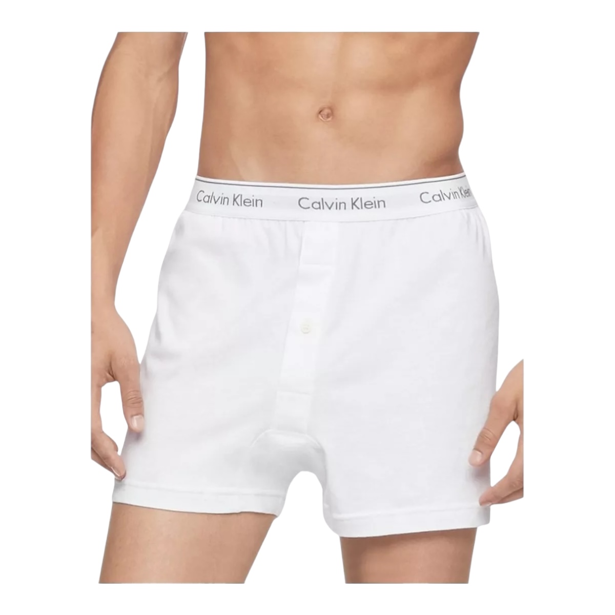 Foto 3 | Pack De 3 Boxers Calvin Klein Knit De Algodón Blanco