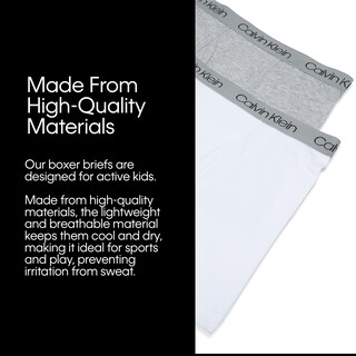 Foto 6 | Calzoncillos Tipo Bóxer Calvin Klein Para Niños, Modernos, Algodón, Paquete De 5, Talla M - Venta Internacional.