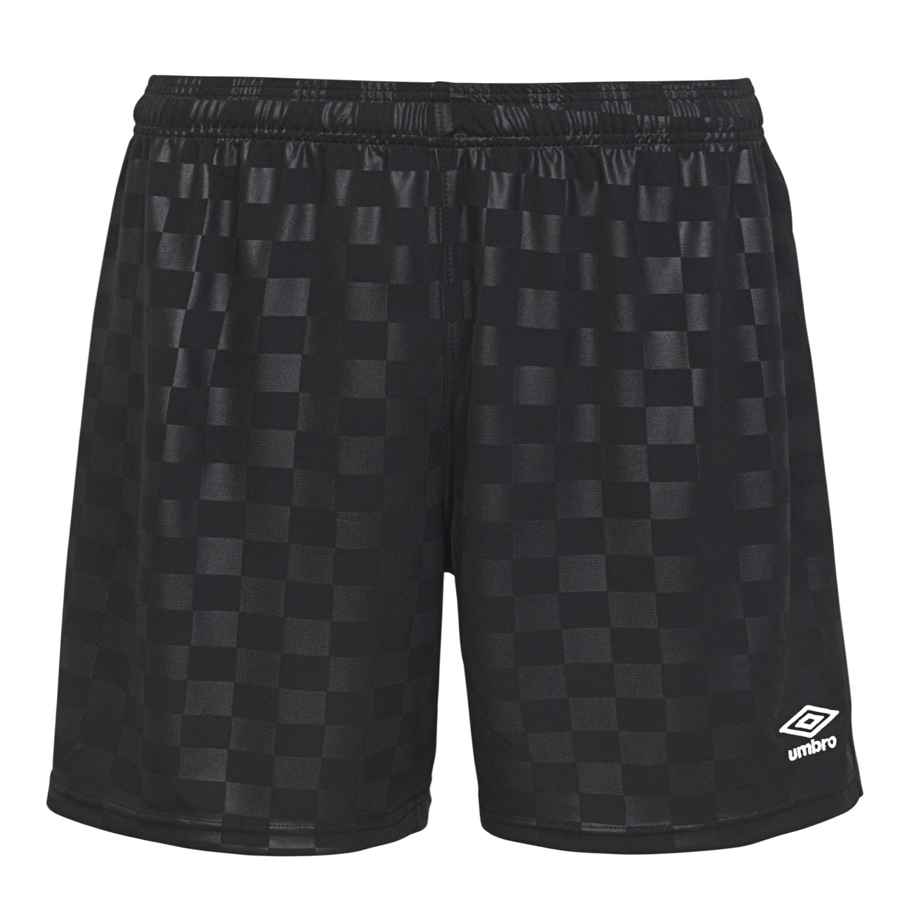 Foto 2 pulgar | Pantalones Cortos Umbro Negro a Cuadros para Mujer - Venta Internacional