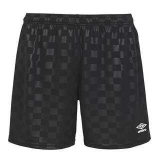 Foto 1 | Pantalones Cortos Umbro Negro a Cuadros para Mujer - Venta Internacional