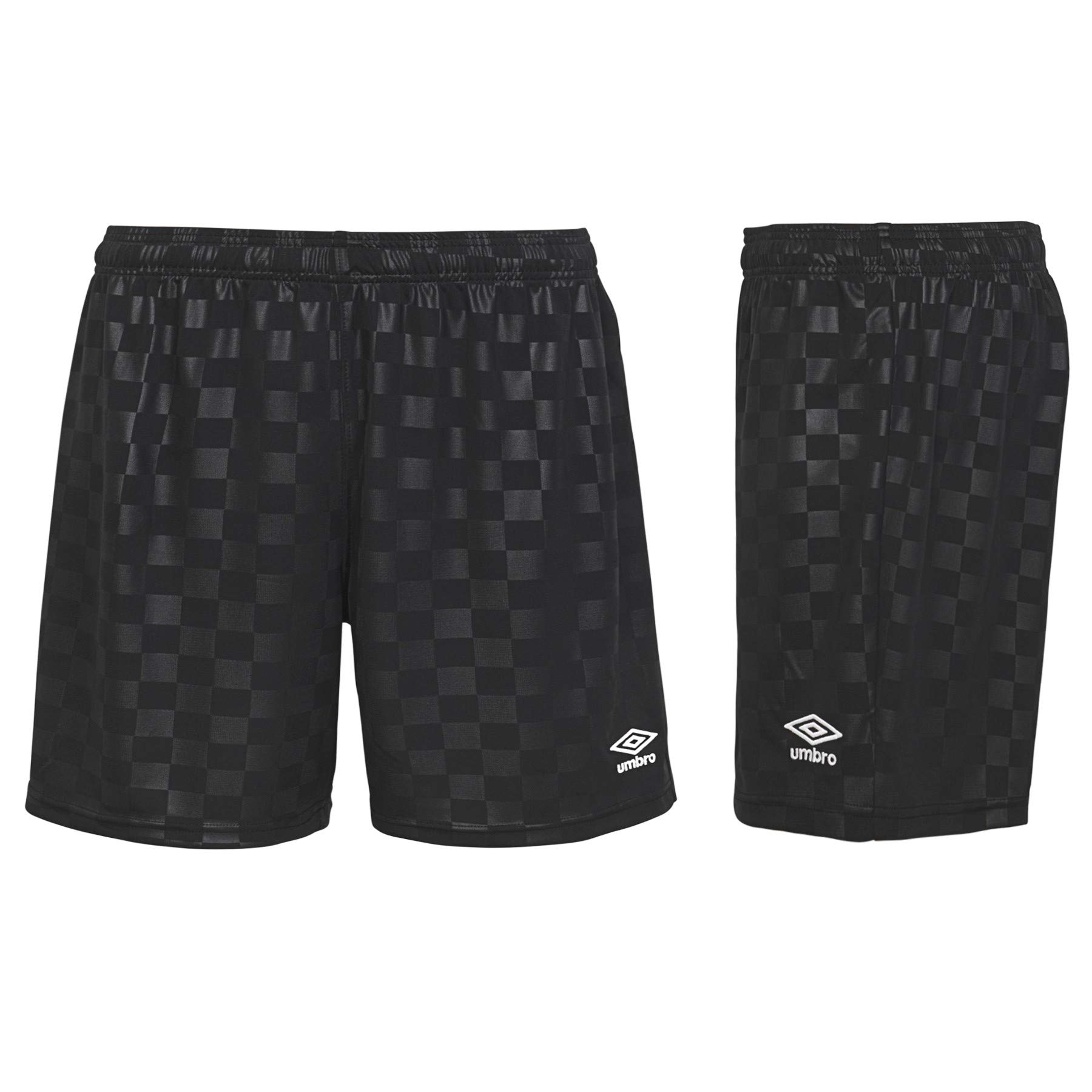 Foto 3 pulgar | Pantalones Cortos Umbro Negro a Cuadros para Mujer - Venta Internacional