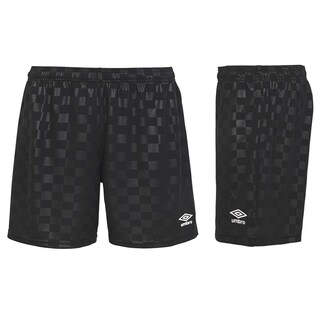 Foto 2 | Pantalones Cortos Umbro Negro a Cuadros para Mujer - Venta Internacional