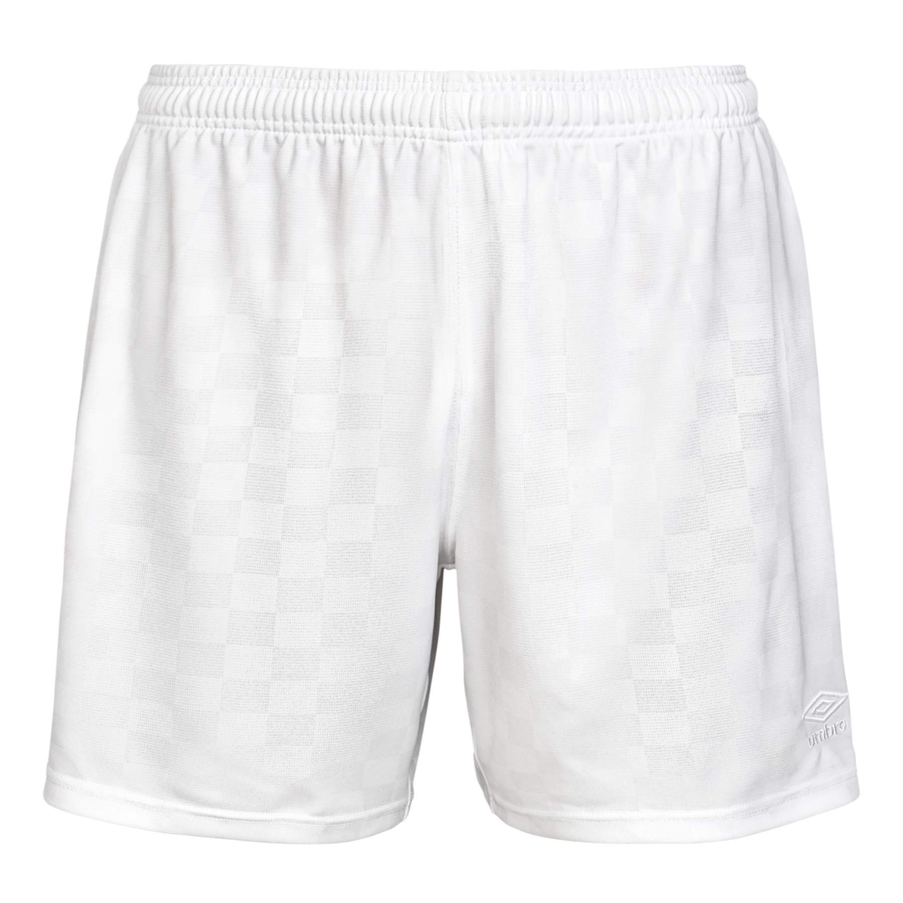 Foto 2 pulgar | Pantalones Cortos Umbro De Poliéster Blanco A Cuadros Para Mujer, Talla Pequeña - Venta Internacional.