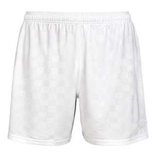 Foto 1 | Pantalones Cortos Umbro De Poliéster Blanco A Cuadros Para Mujer, Talla Pequeña - Venta Internacional.
