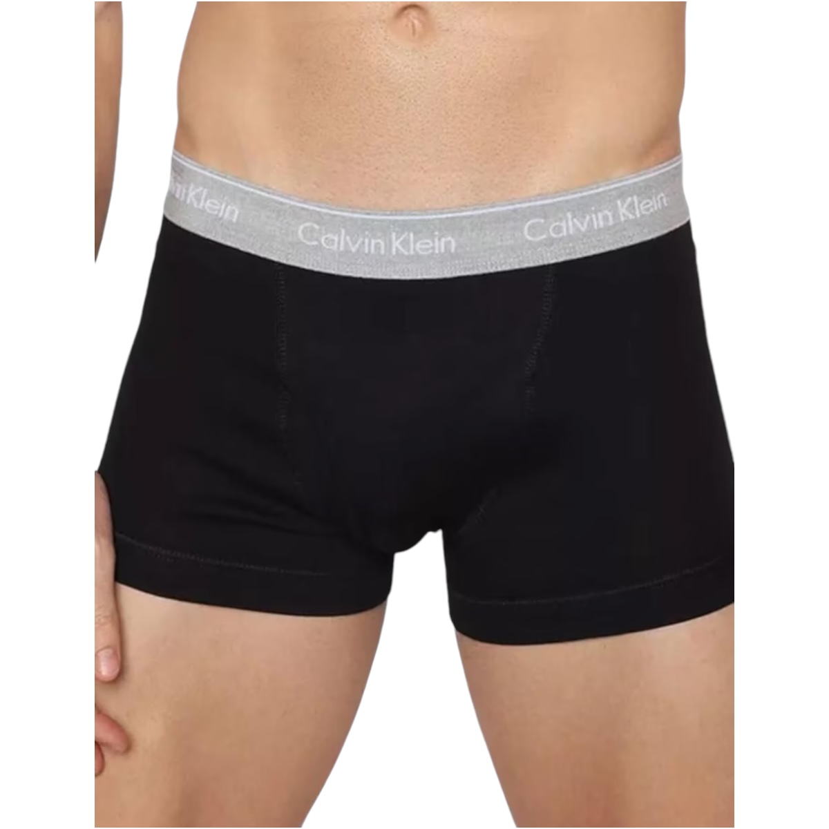 Foto 5 | Pack De 3 Boxers Calvin Klein Corto Negros Algodón