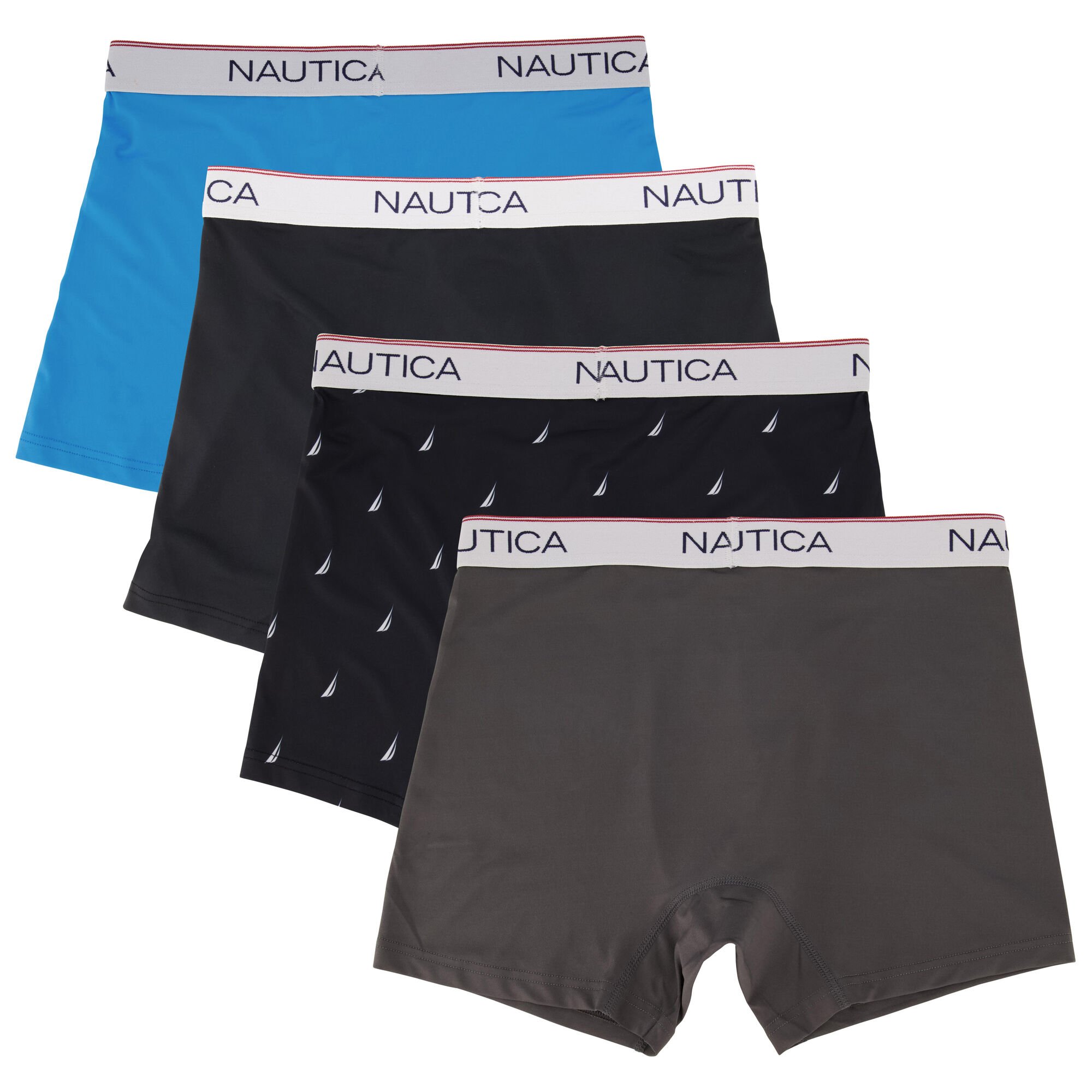 Foto 2 pulgar | 4 Boxer Nautica Performance Pack Stretch Microfibra  Para Hombre