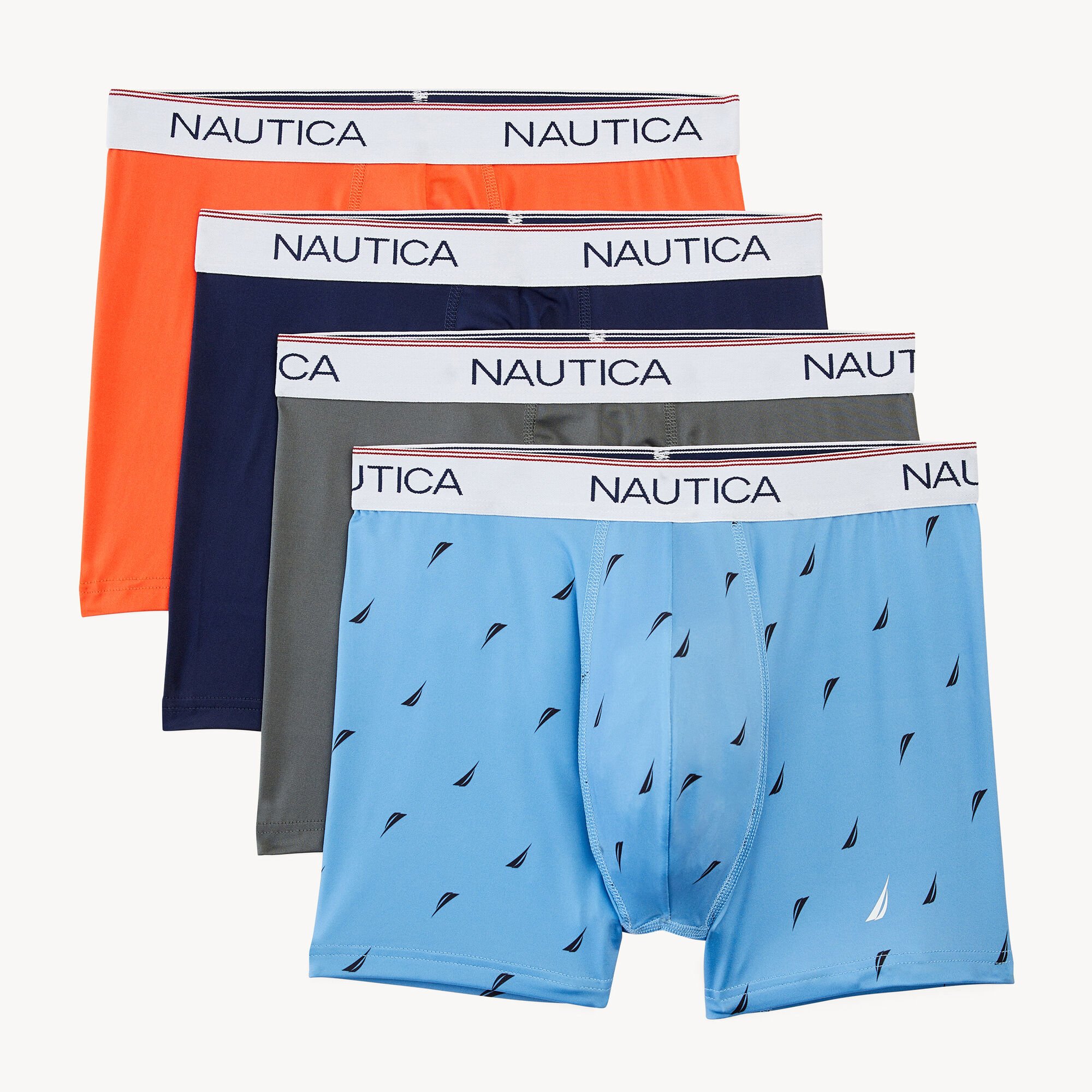 Foto 2 pulgar | 4 Boxer Nautica Stretch Microfibra Performance Pack Para Hombre