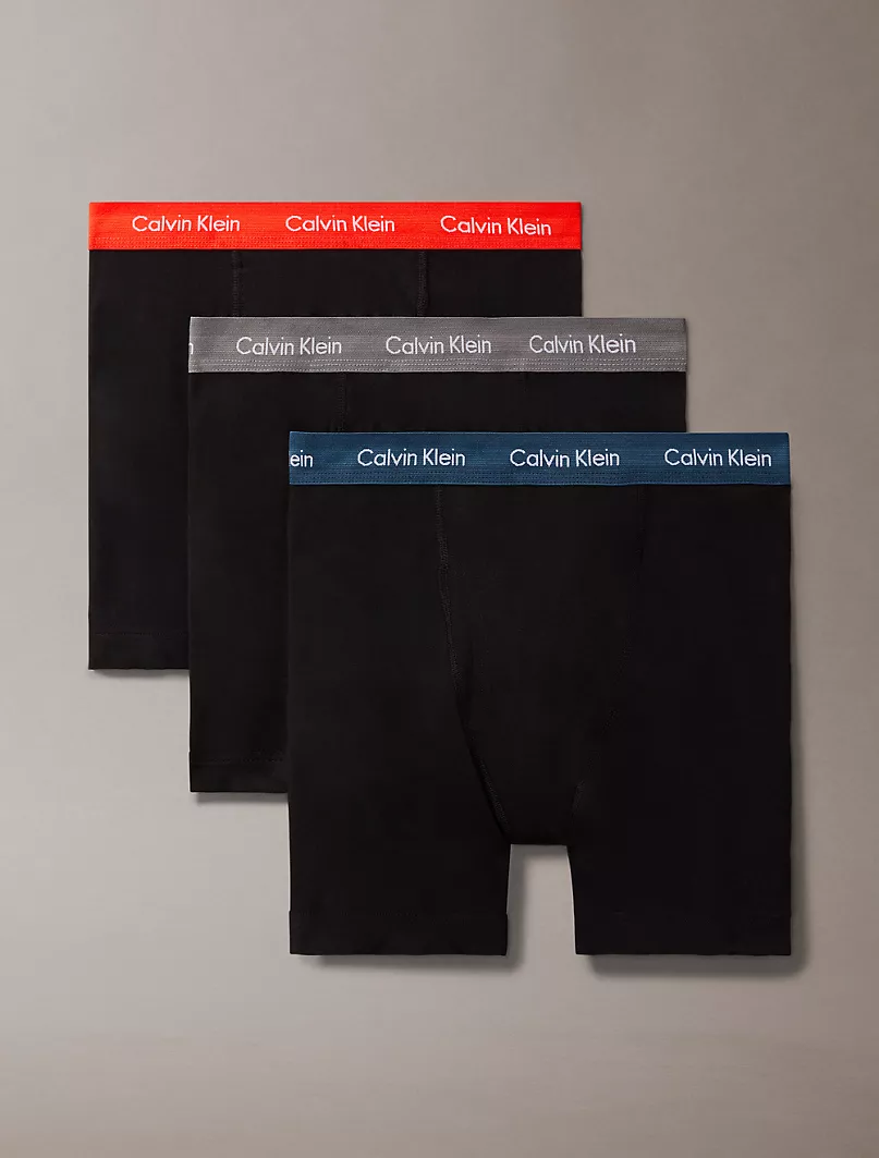 3 Pack Boxers Calvin Klein Brief Algodón Negro