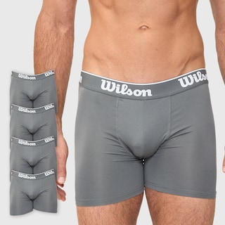 Foto 1 | Boxer Wilson Pack 4 Caballero Liso Transpirable
