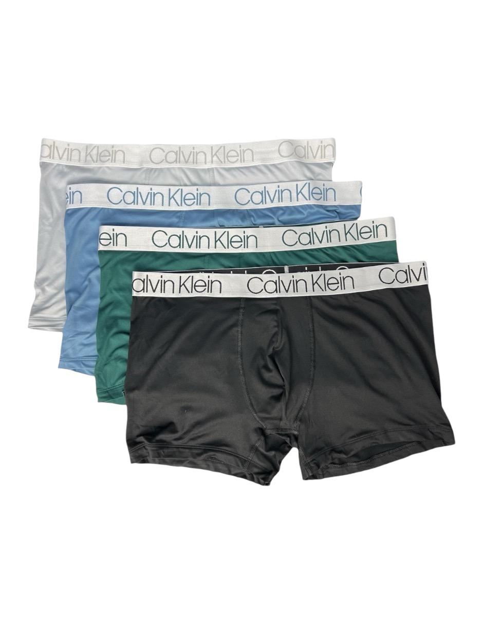 Foto 2 pulgar | Boxer Trunk 4 Pack Calvin Klein Microfibra G,n,a