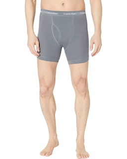 Foto 4 | Calzoncillos Bóxer Calvin Klein De Algodón Elástico Para Hombre, Paquete De 3 - Venta Internacional.