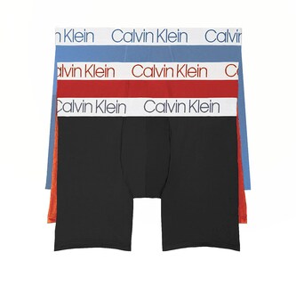 Foto 1 | Calzoncillos Bóxer Calvin Klein De Microfibra Para Hombre, Paquete De 3 - Venta Internacional.