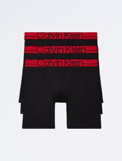 Foto 1 | Pack De 3 Boxers Calvin Klein Long Brief Negros - Original