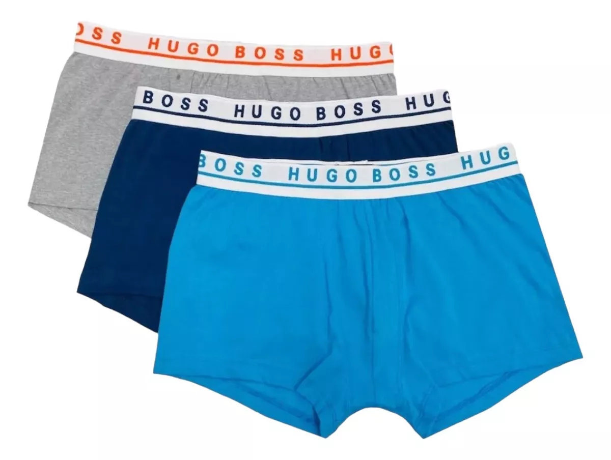 Foto 2 pulgar | Boxer Hugo Boss Trunk Cotton Stretch 3 Pack