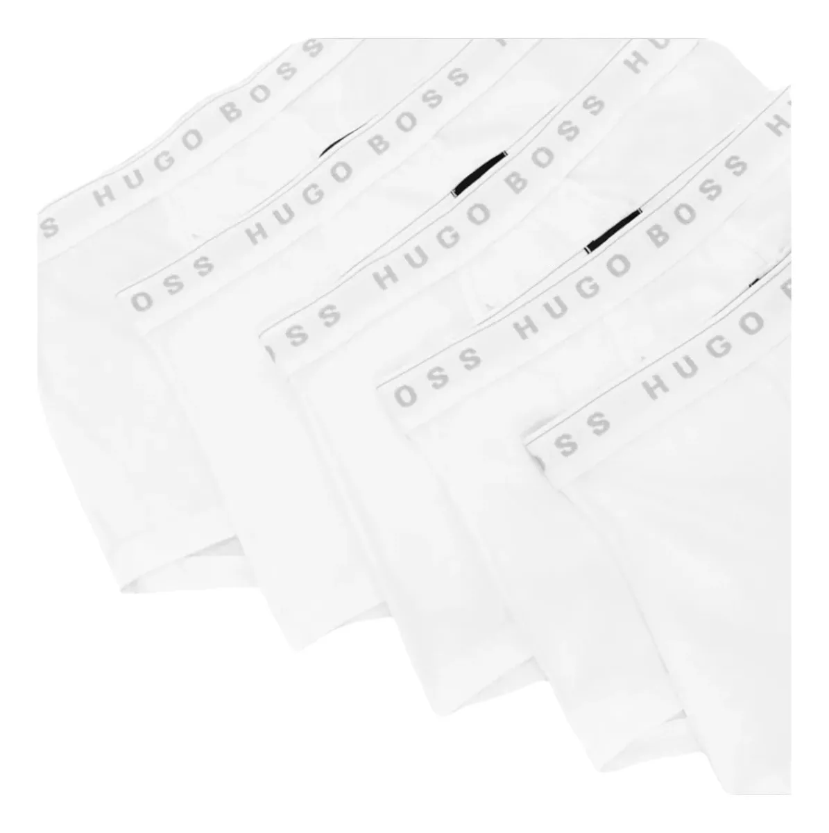 Foto 3 pulgar | Bóxer Trunk Hugo Boss Pure Cotton Blanco 5 Pack