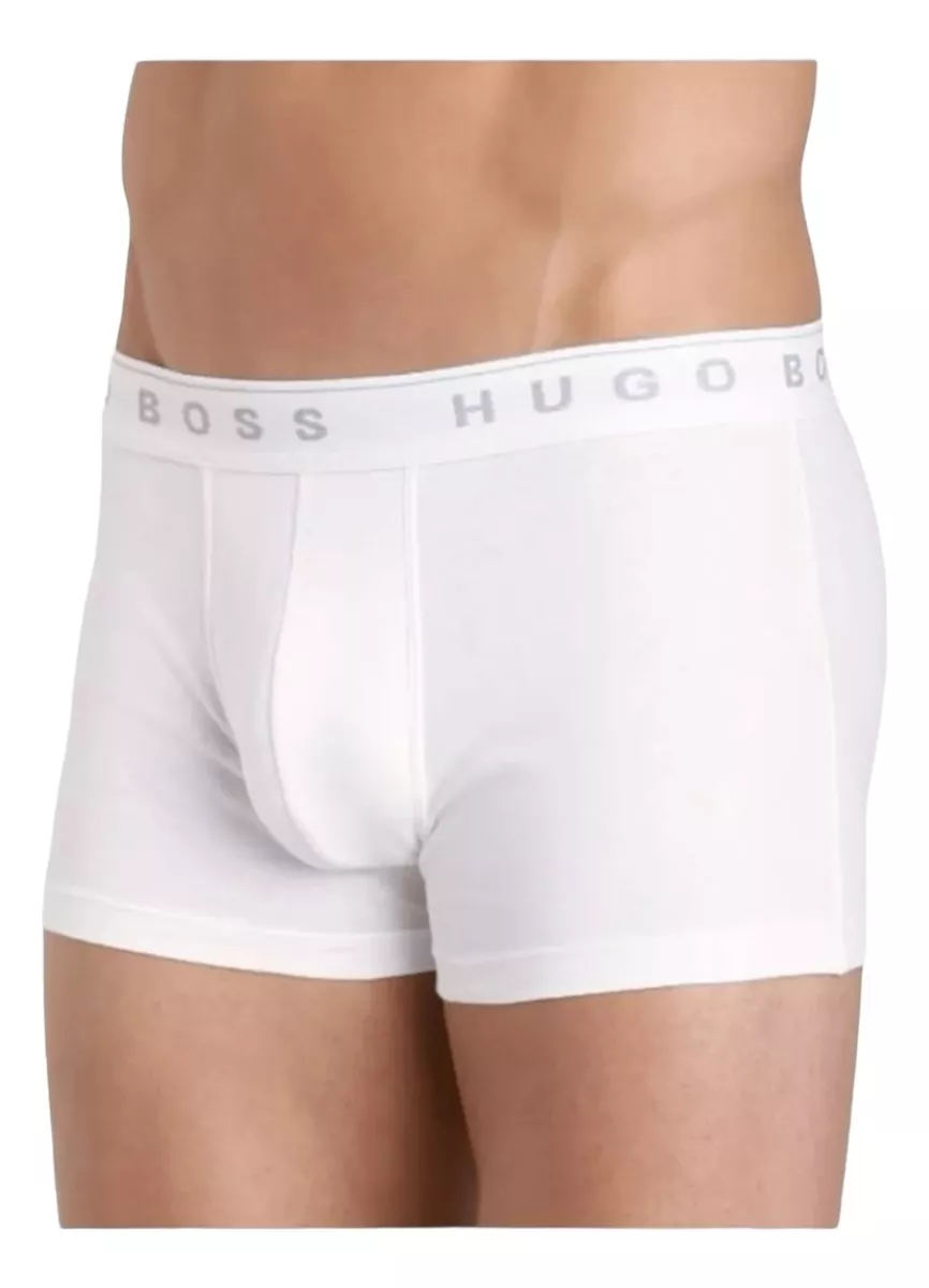 Foto 3 | Bóxer Trunk Hugo Boss Pure Cotton Blanco 5 Pack