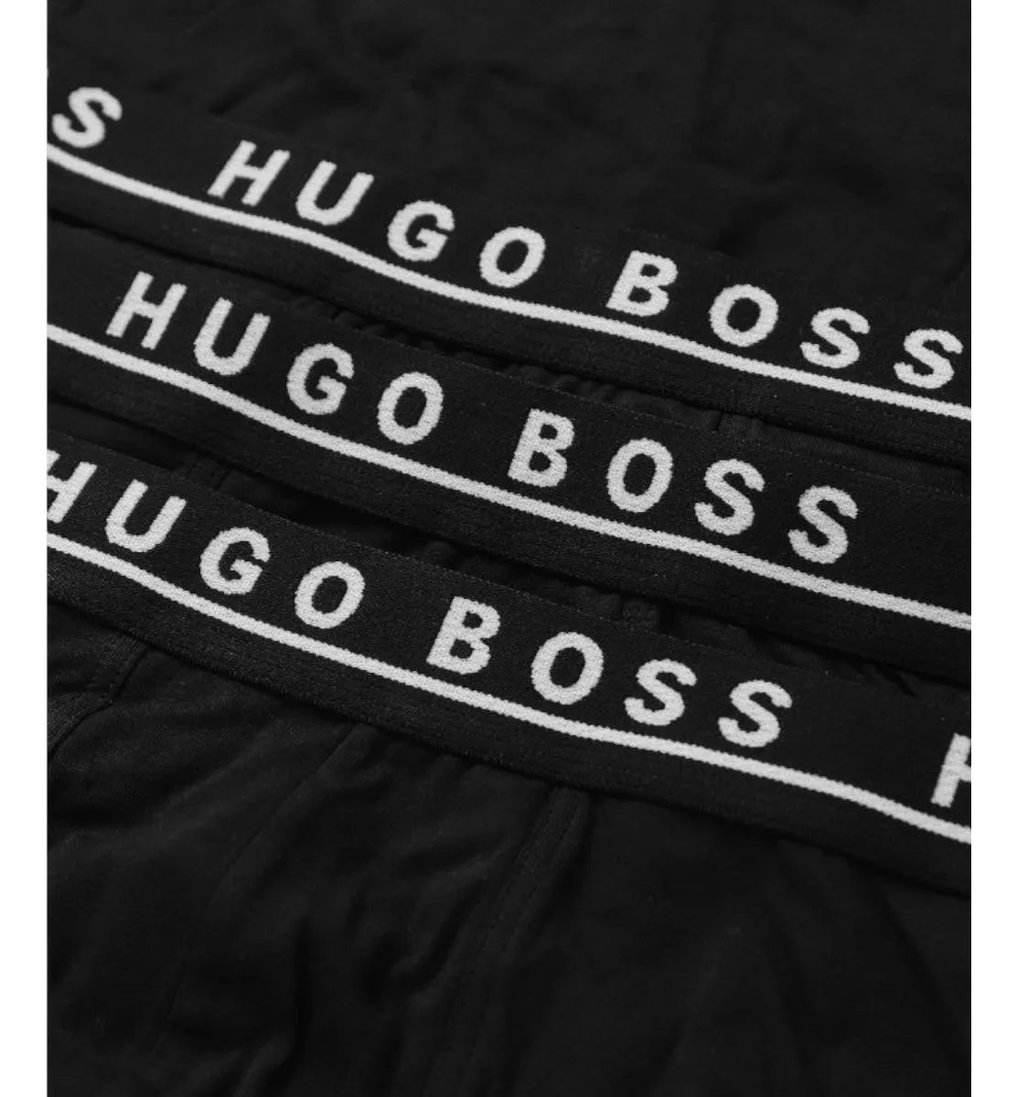 Foto 3 pulgar | Bóxer Corto Hugo Boss 3 Pack Cotton Stretch Negro