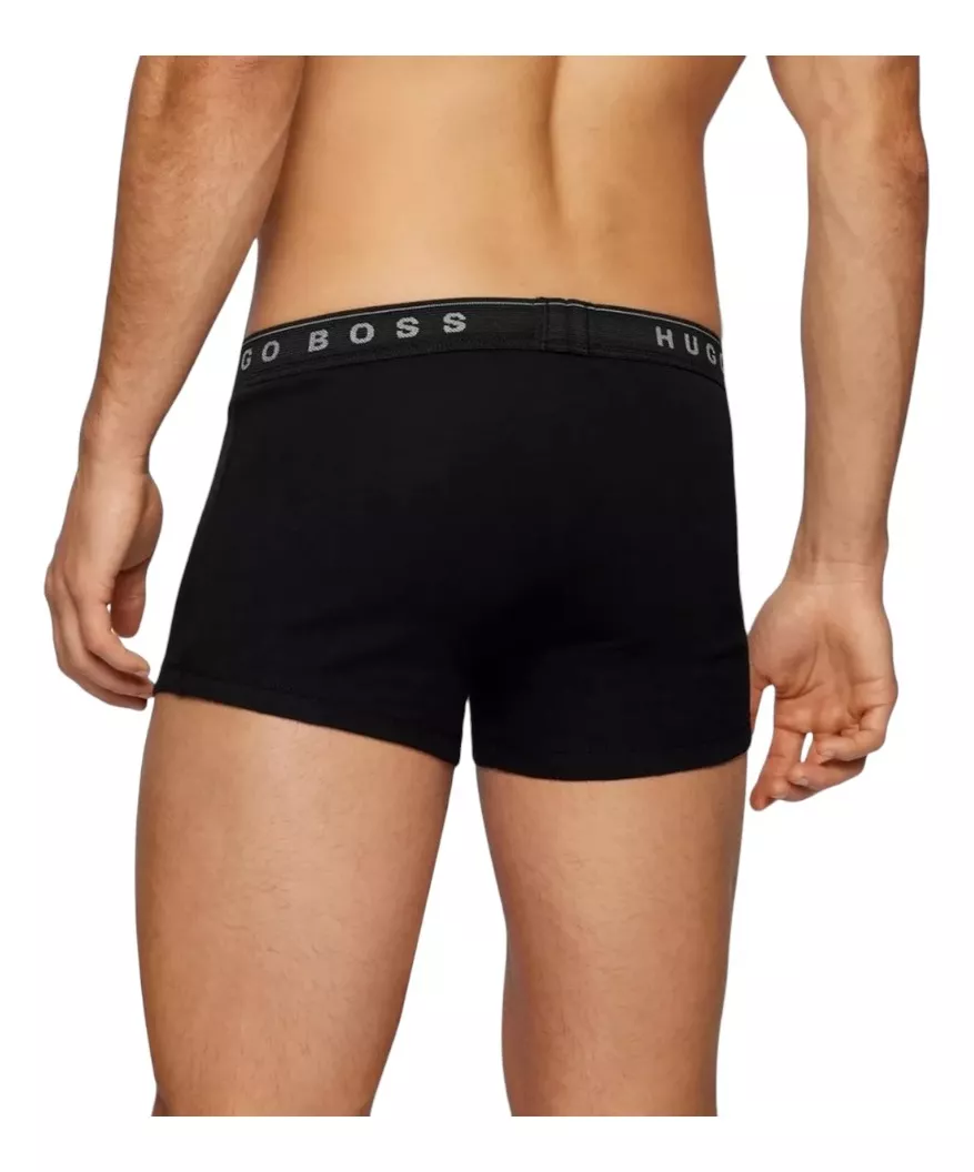 Foto 6 | Bóxer Trunk Hugo Boss Negro 5 Pack