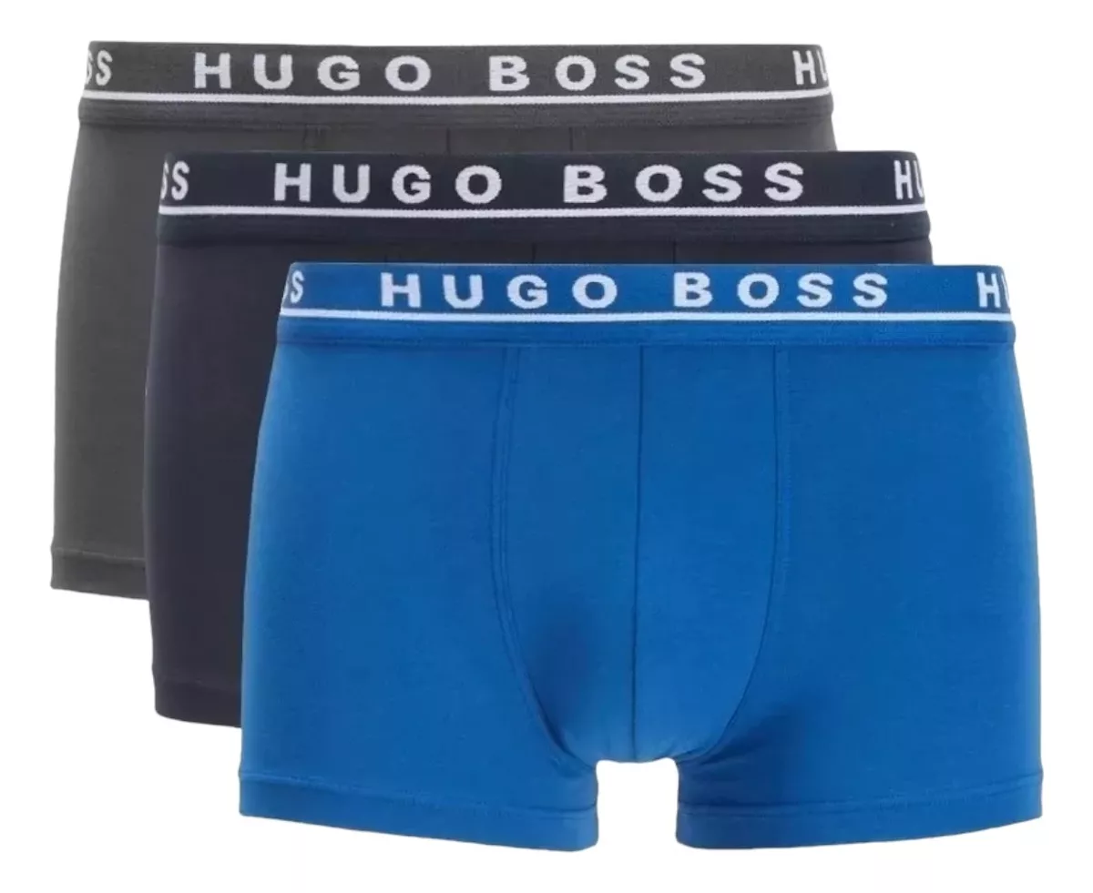 Foto 2 pulgar | Boxer Trunk Hugo Boss de Algodon 3 Pack