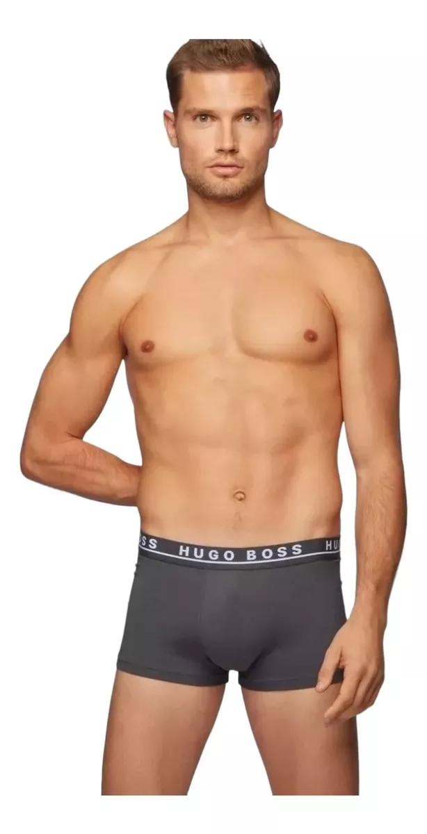 Foto 3 pulgar | Boxer Trunk Hugo Boss de Algodon 3 Pack