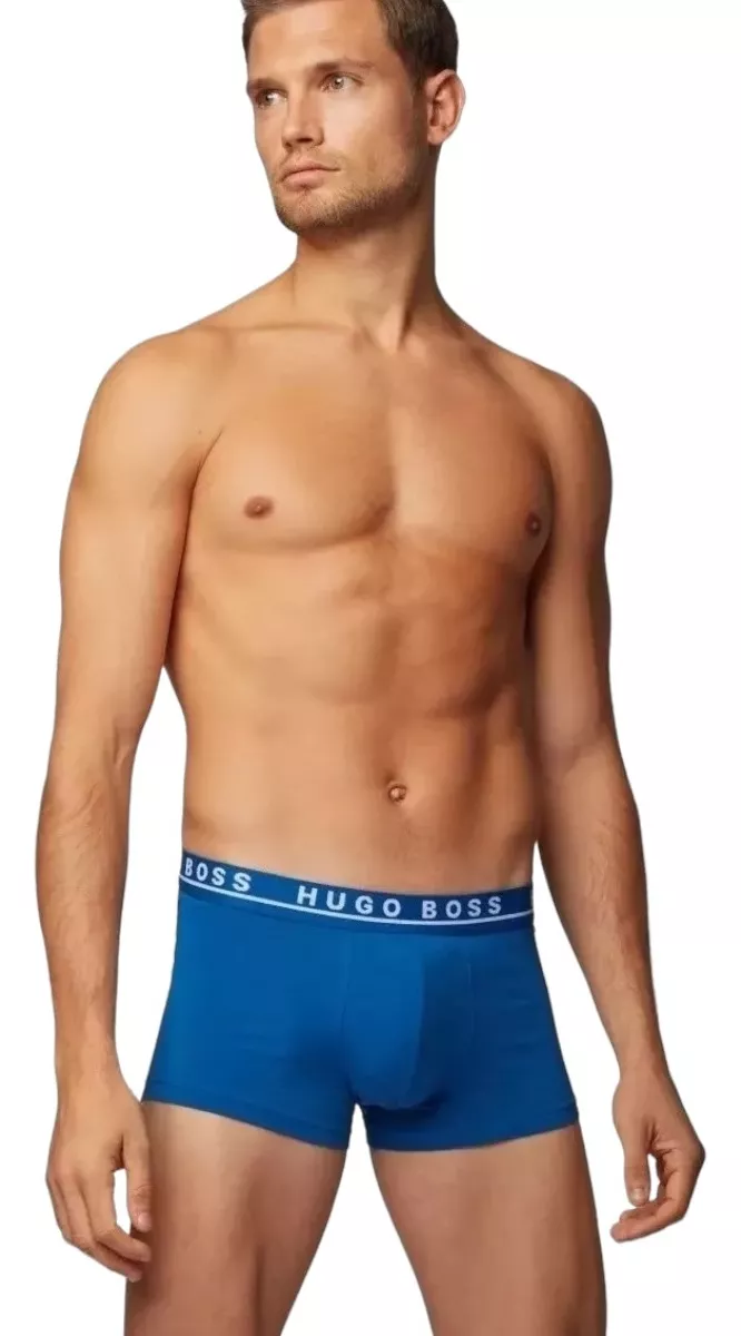Foto 4 pulgar | Boxer Trunk Hugo Boss de Algodon 3 Pack