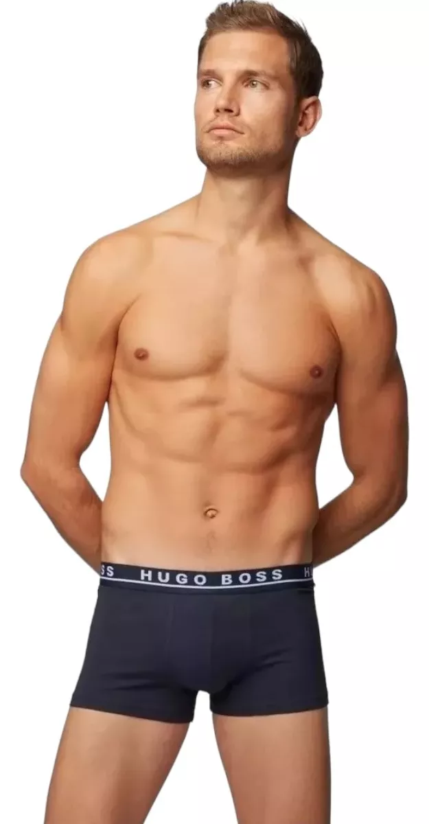 Foto 5 pulgar | Boxer Trunk Hugo Boss de Algodon 3 Pack
