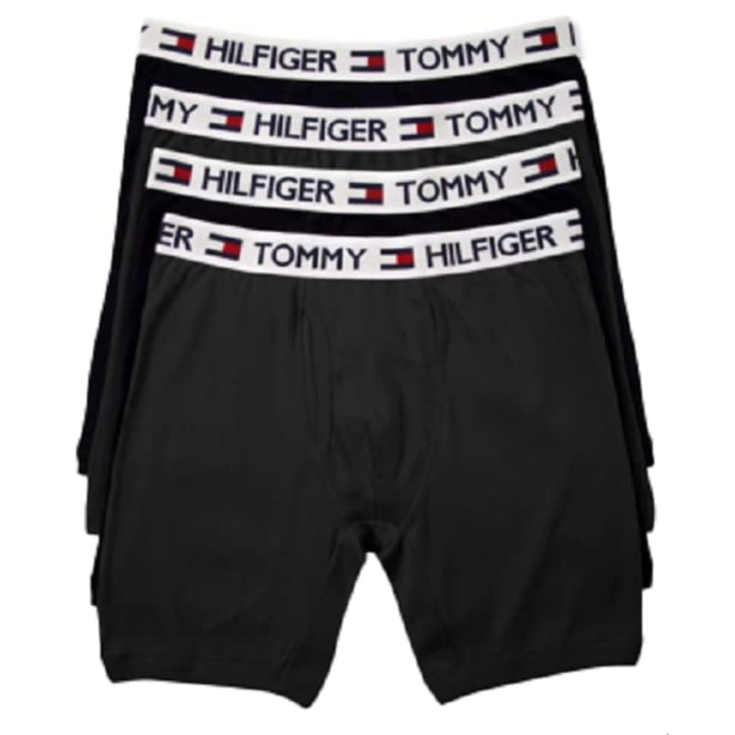 Foto 2 pulgar | Calzoncillo Bóxer Tommy Hilfiger Con 4 Bolsillos Para Hombre, Color Negro, Talla M - Venta Internacional.