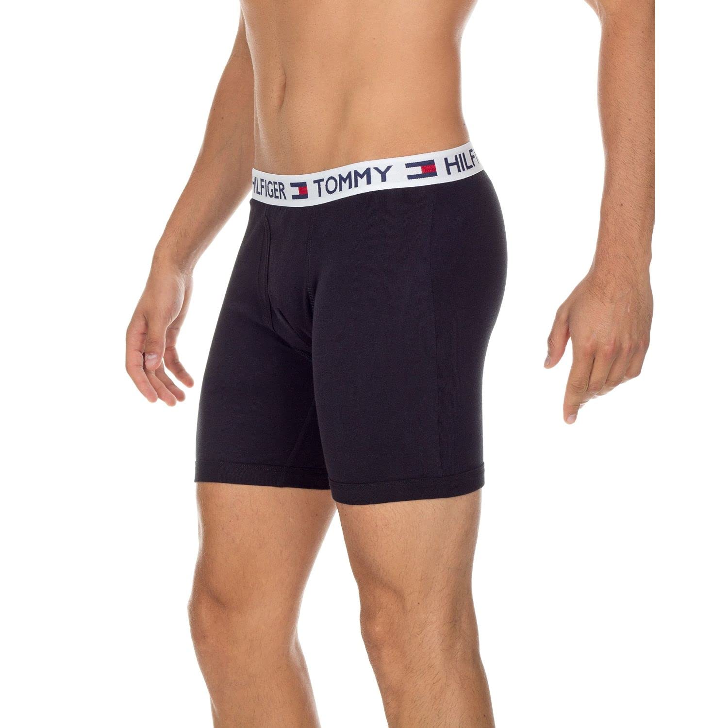 Foto 3 pulgar | Calzoncillo Bóxer Tommy Hilfiger Con 4 Bolsillos Para Hombre, Color Negro, Talla M - Venta Internacional.