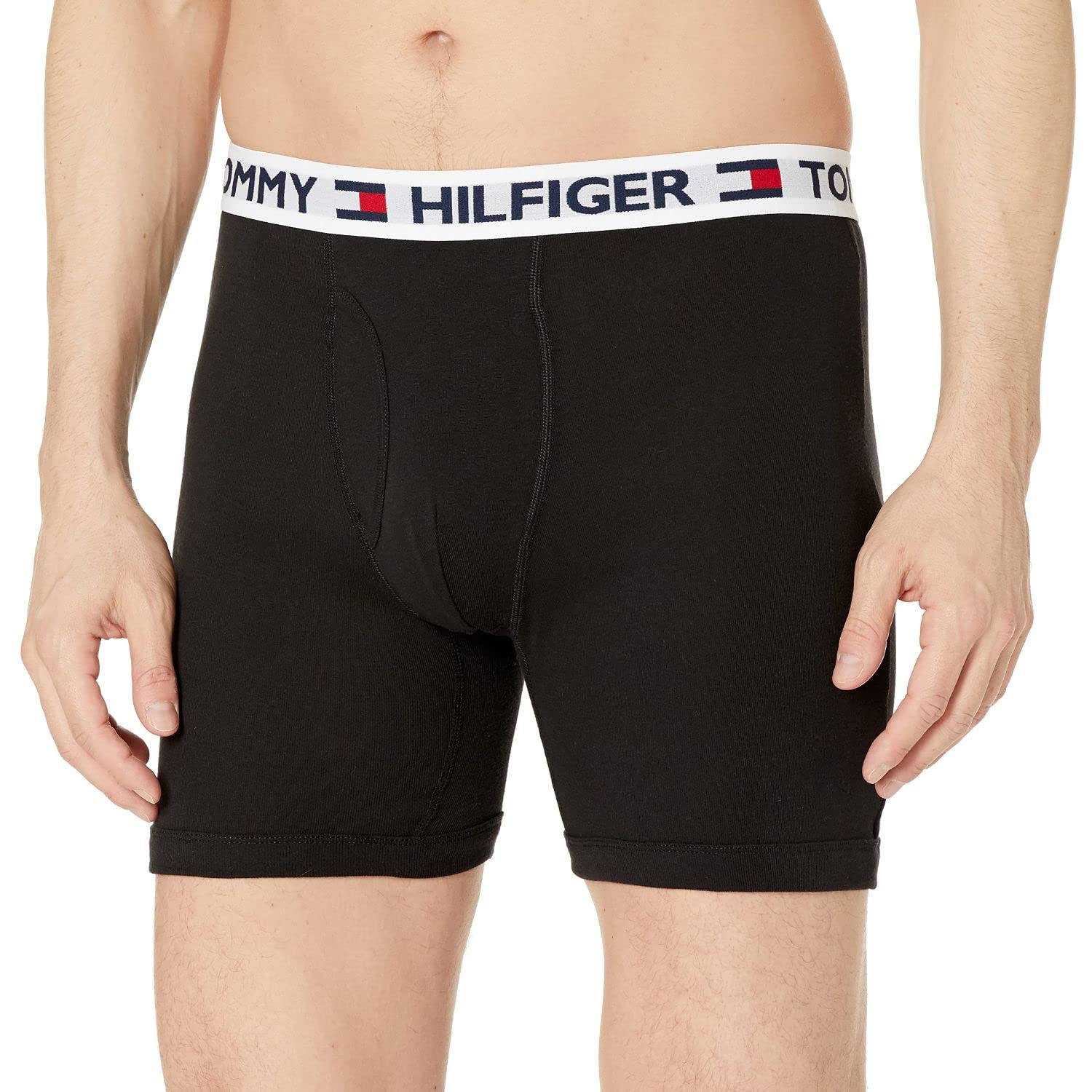Foto 5 pulgar | Calzoncillo Bóxer Tommy Hilfiger Con 4 Bolsillos Para Hombre, Color Negro, Talla M - Venta Internacional.
