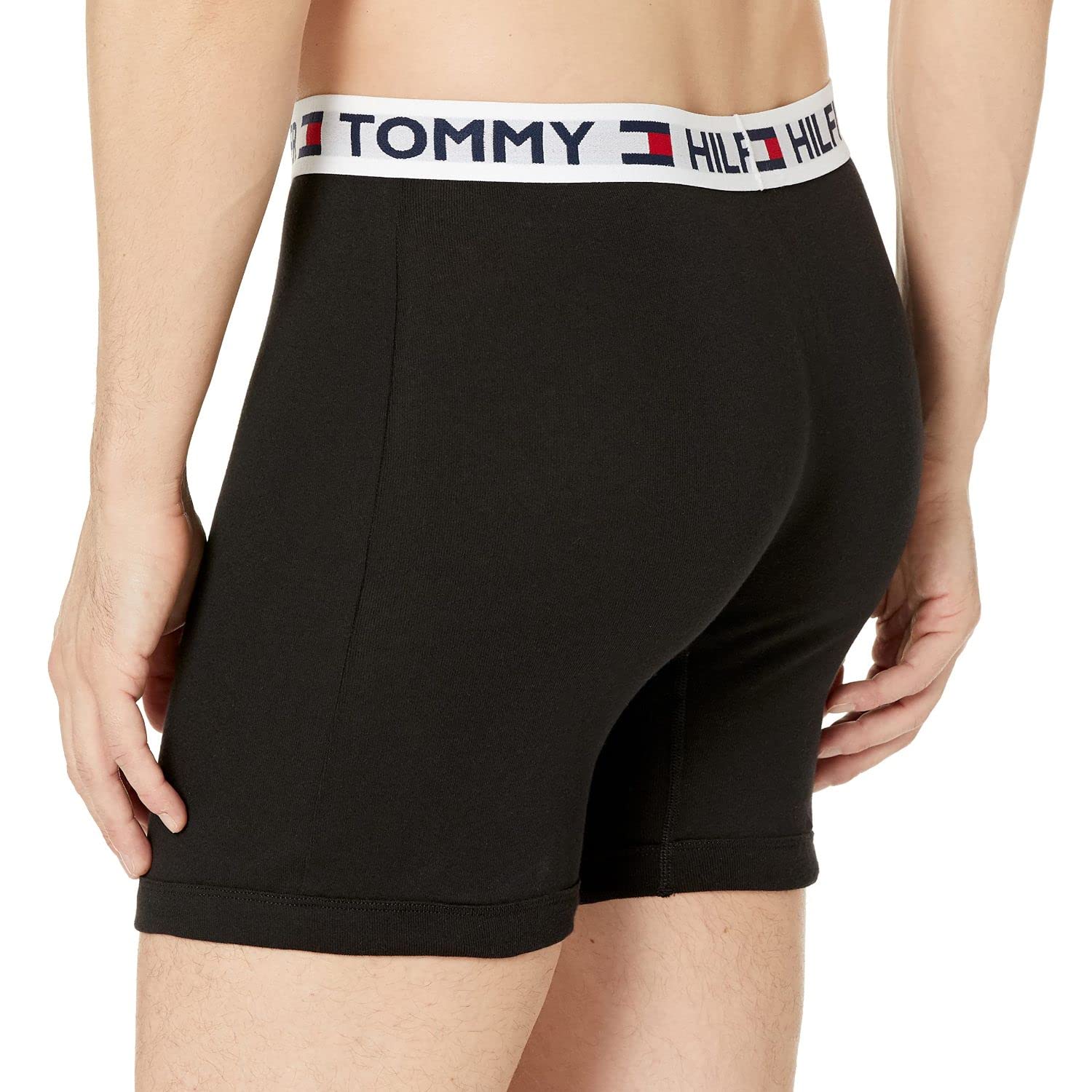 Foto 6 pulgar | Calzoncillo Bóxer Tommy Hilfiger Con 4 Bolsillos Para Hombre, Color Negro, Talla M - Venta Internacional.